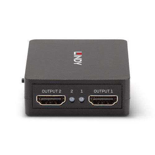 Lindy 2 Port HDMI 18G Splitter Compact