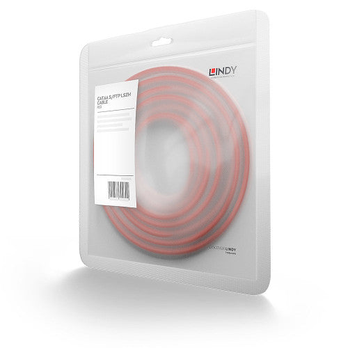Lindy 2m Cat6A S/FTP LSZH Gigabit Network Cable Red