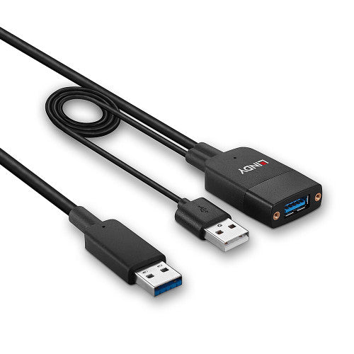 Lindy 35m Hybrid USB 3.2 Gen 2 Cable Type A