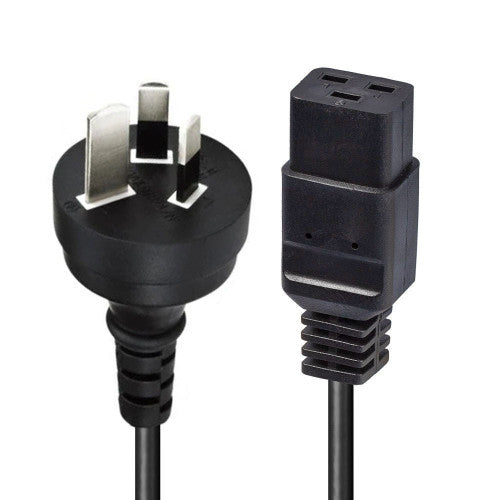 Lindy 3m Power Cable 15A 3-Pin Plug to IEC C19 Socket