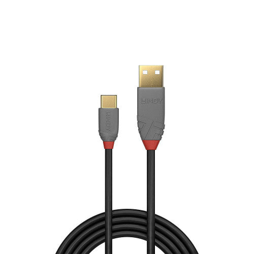 Lindy 3m USB 2.0 Type A to C Cable Anthra Line