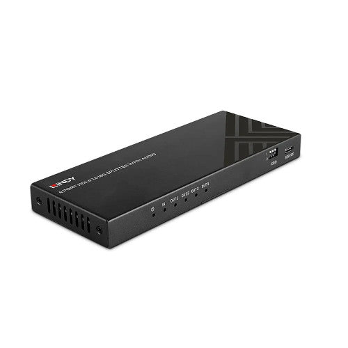 Lindy 4 Port HDMI 8K60 Splitter with Audio and Downscaling