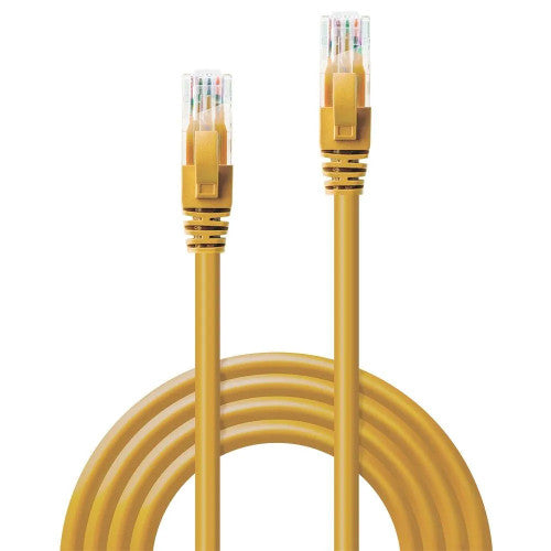 Lindy 7.5m Cat6 U/UTP Gigabit Network Cable Yellow