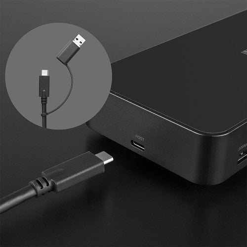 Lindy DST-Pro Universal USB-C and Type A Hybrid Laptop Docking Station