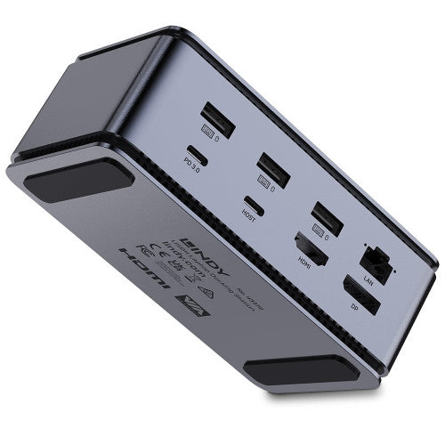 Lindy DST-Pro USB4 USB-C Laptop Docking Station