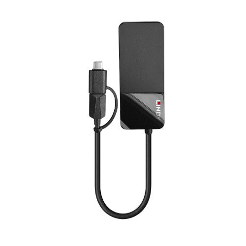 Lindy USB 3.0 Type A and C to HDMI and VGA Converter