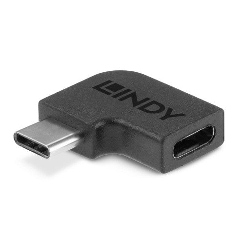 Lindy USB 3.2 Type C Male to C Female 90 Degree Adapter