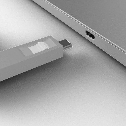Lindy USB C Port Blocker 4 Pack + Key White