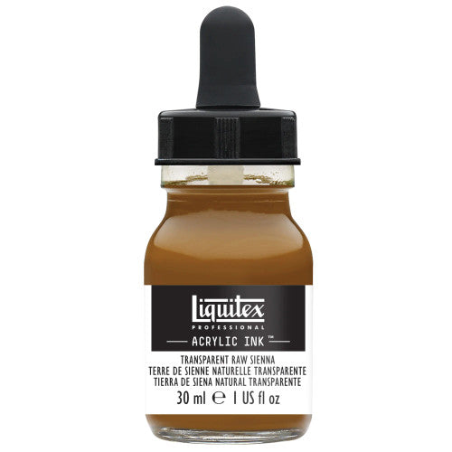 Liquitex Acrylic Inks 332 Transparent Raw Sienna 30ml