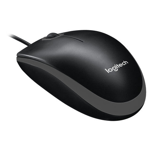 Logitech B100 USB Wired Mouse Black