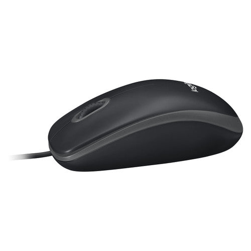 Logitech B100 USB Wired Mouse Black