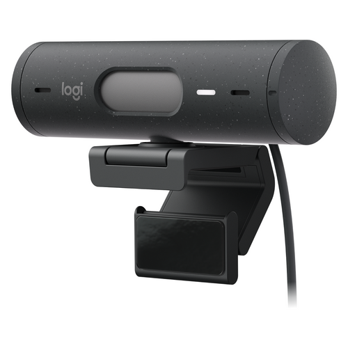 Logitech Brio 500 FHD 1080p Webcam with HDR Graphite