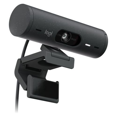 Logitech Brio 500 FHD 1080p Webcam with HDR Graphite