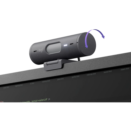 Logitech Brio 500 FHD 1080p Webcam with HDR Graphite
