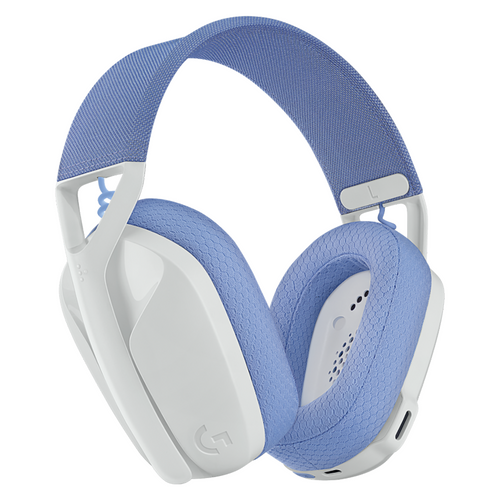 Logitech G435 LightSpeed Wireless Bluetooth Gaming Headset Off White and Lilac