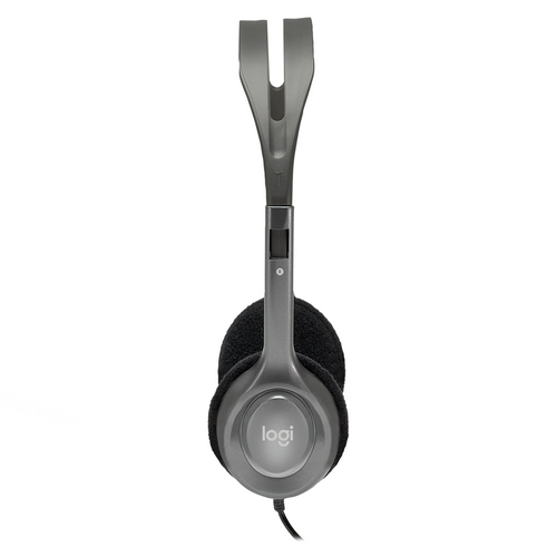Logitech H110 Wired Stereo Headset Dark Grey