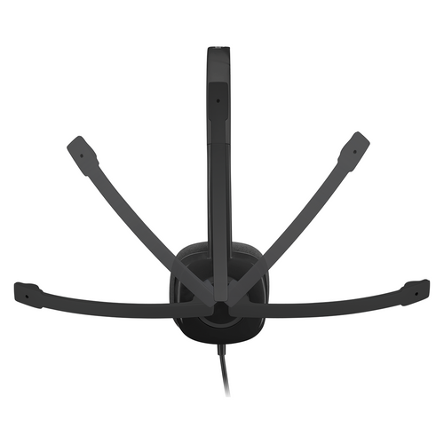 Logitech H151 Wired Stereo Headset Black