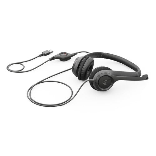 Logitech H390 USB Headset with Noise Cancelling Graphite