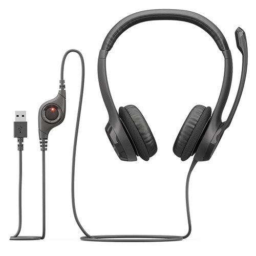 Logitech H390 USB Headset with Noise Cancelling Graphite