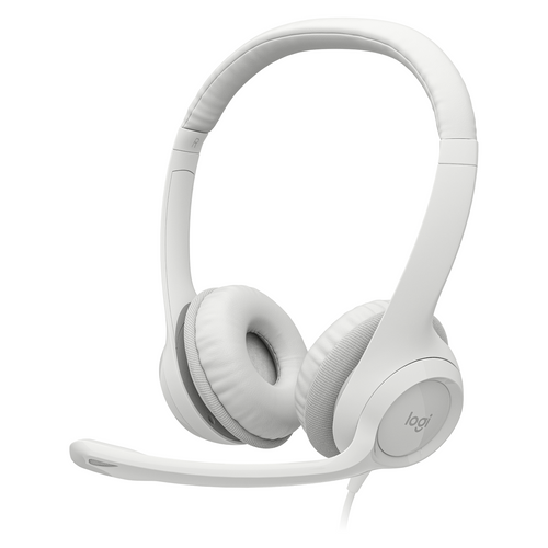 Logitech H390 Wired USB-A Headset Off White