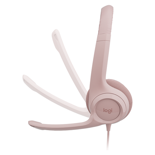 Logitech H390 Wired USB-A Headset Rose