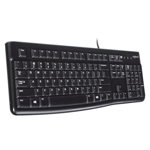 Logitech K120 USB Wired Keyboard Black