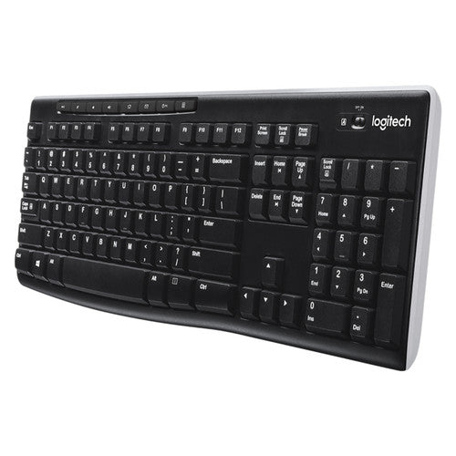 Logitech K270 USB Wireless Keyboard Black