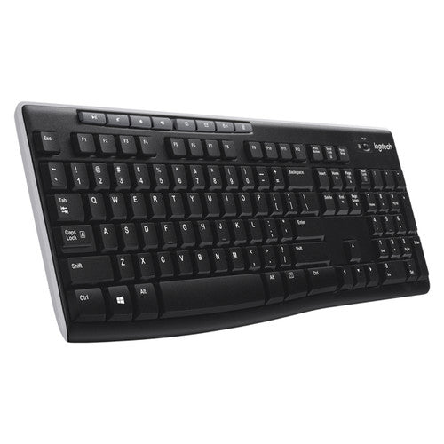 Logitech K270 USB Wireless Keyboard Black