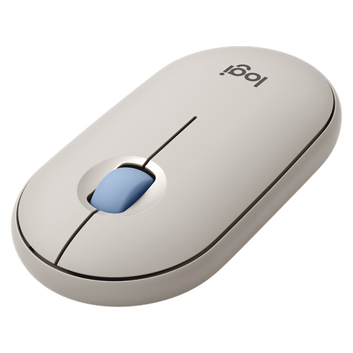 Logitech K380S Pebble 2 Wireless Keyboard and Mouse Combo Tonal Sand