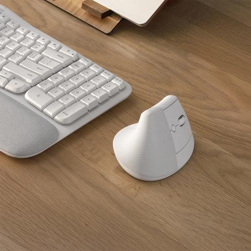 Logitech LIFT Vertical Wireless Mouse Off White