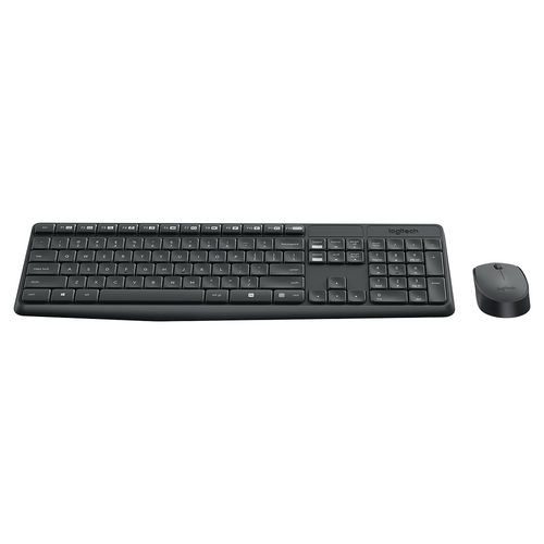 Logitech MK235 Wireless Keyboard and Mouse Combo Grey