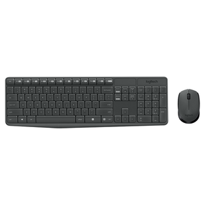Logitech MK235 Wireless Keyboard and Mouse Combo Grey