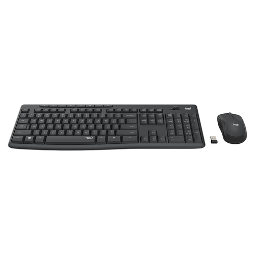 Logitech MK295 Silent Wireless Keyboard and Mouse Combo Graphite
