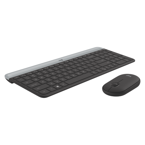 Logitech MK470 Slim Wireless Keyboard and Mouse Combo Graphite