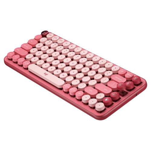 Logitech POP Keys Mechanical Wireless Emoji Keyboard Heartbreaker