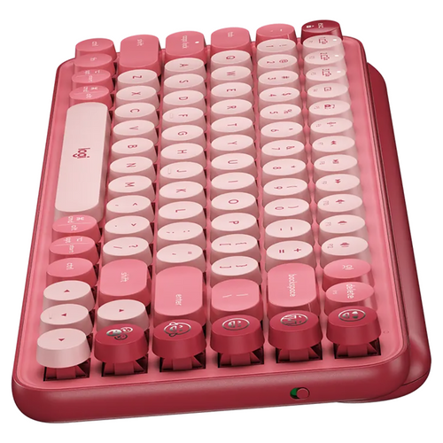 Logitech POP Keys Mechanical Wireless Emoji Keyboard Heartbreaker