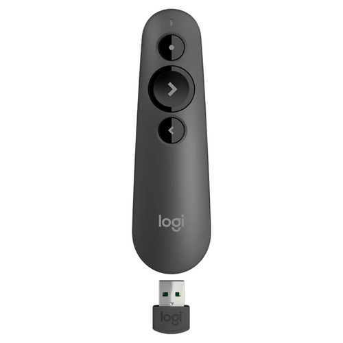 Logitech R500s Laser Presentation Remote with In-built Laser Pointer Graphite