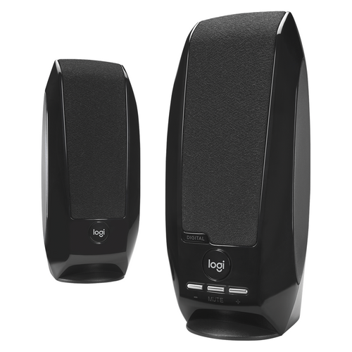 Logitech S150 Wired USB-A Stereo Speakers Black
