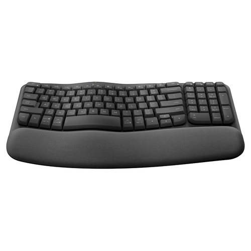 Logitech Wave Keys Ergonomic Wireless Keyboard Graphite