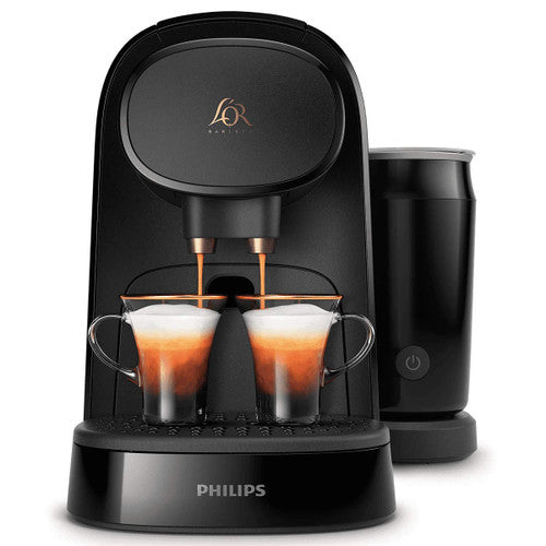 LOR Barista Coffee Machine Premium Latte Black
