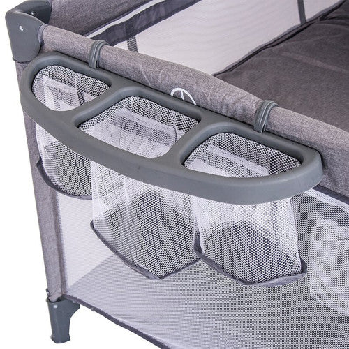 Love N Care Sleep N Go 3 in 1 Travel Cot Grey