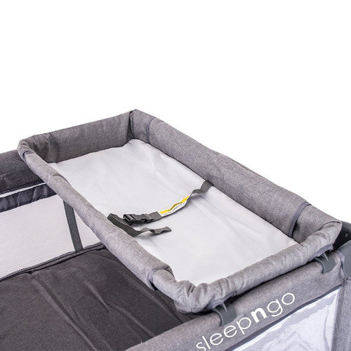 Love N Care Sleep N Go 3 in 1 Travel Cot Grey