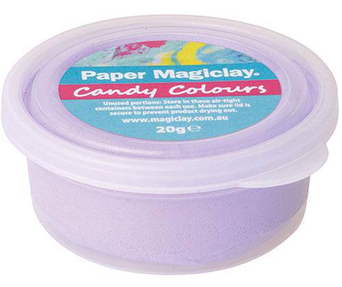 Paper Magiclay 240g Candy Colours 12 Canisters 20g Each Air Drying Clay-3