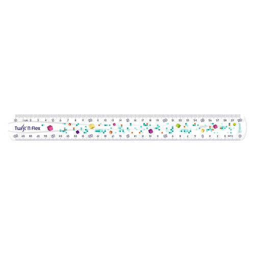 Maped Pixel Party Twist N Flex Ruler 30cm Pack of 25