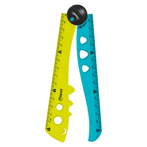 Maped Croc Croc Foldable Ruler 15-30cm Pack of 18