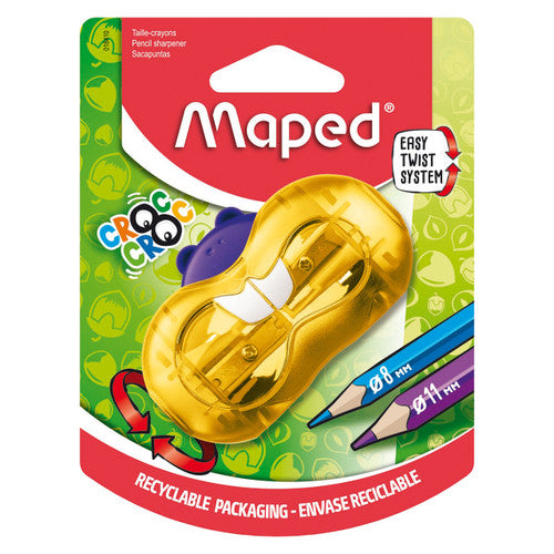 Maped Croc Croc Twist 2-Hole Sharpener Assorted