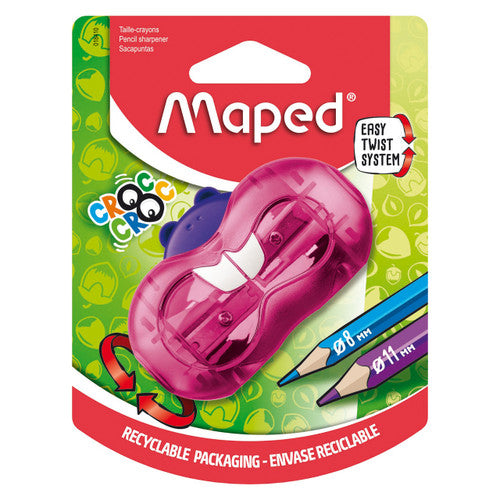 Maped Croc Croc Twist 2-Hole Sharpener Assorted