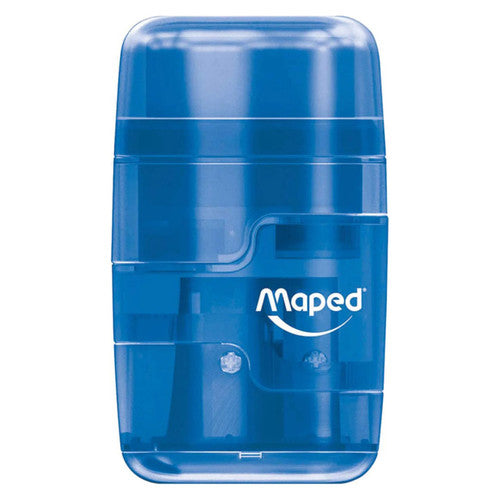 Maped Connect Sharpener and Eraser Translucent Colour Box of 6