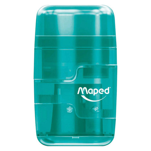 Maped Connect Sharpener and Eraser Translucent Colour Box of 6