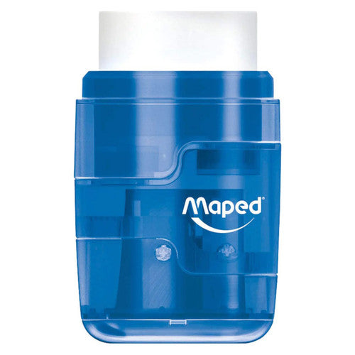 Maped Connect Sharpener and Eraser Translucent Colour Box of 6